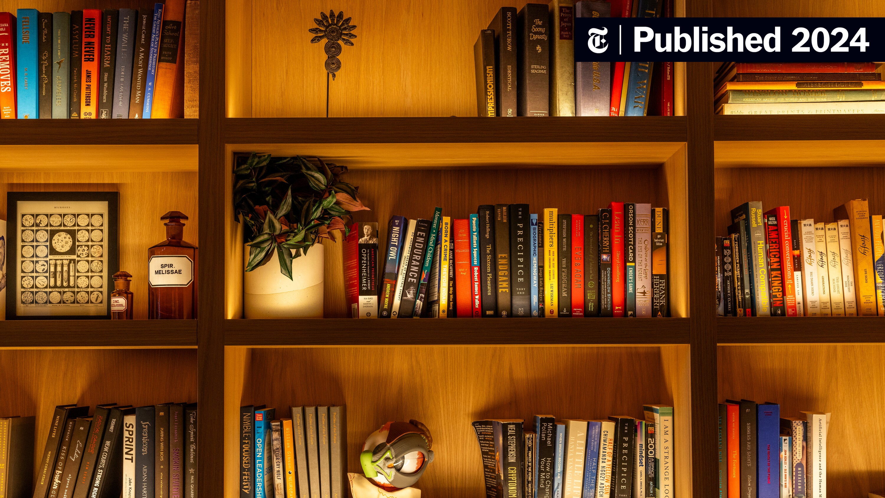 MargauxRosset's tweet card. OpenAI may be changing how the world interacts with language. But inside headquarters, there is a homage to the written word: a library.