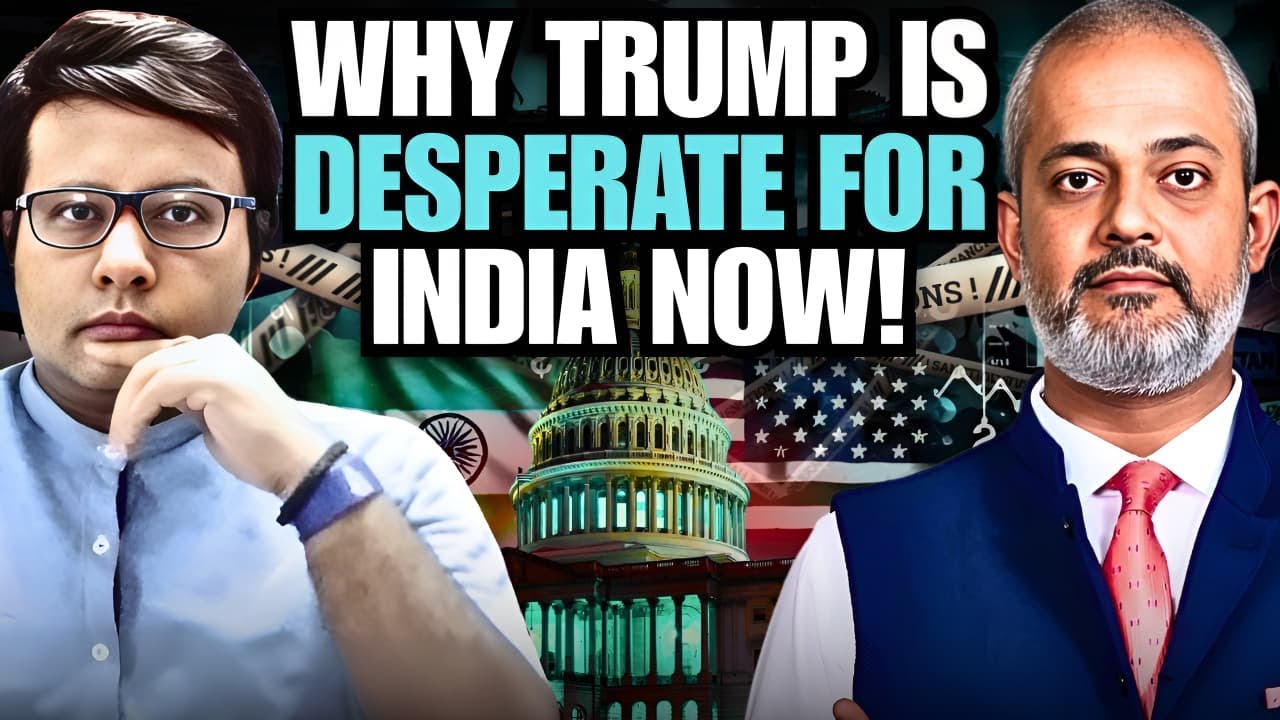 ajvmmcs's tweet card. Why is Trump now Desperate for India Trade Deal? US Russian Oil...