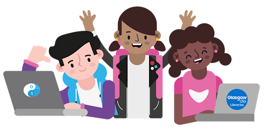 CoderScot's tweet card. Learn how to make games, animations and stories while having fun and making friends!