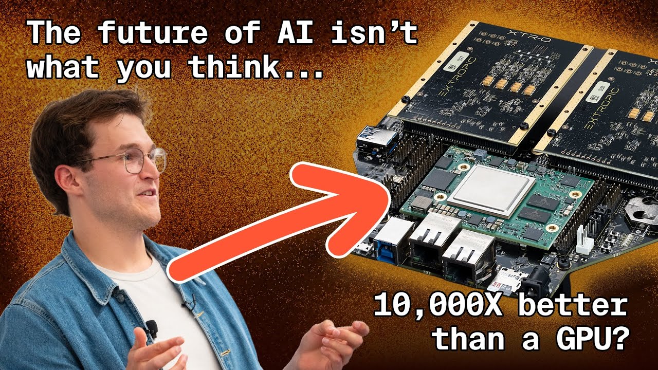 yaddlezap's tweet card. Making AI Way More Energy Efficient | Extropic CTO