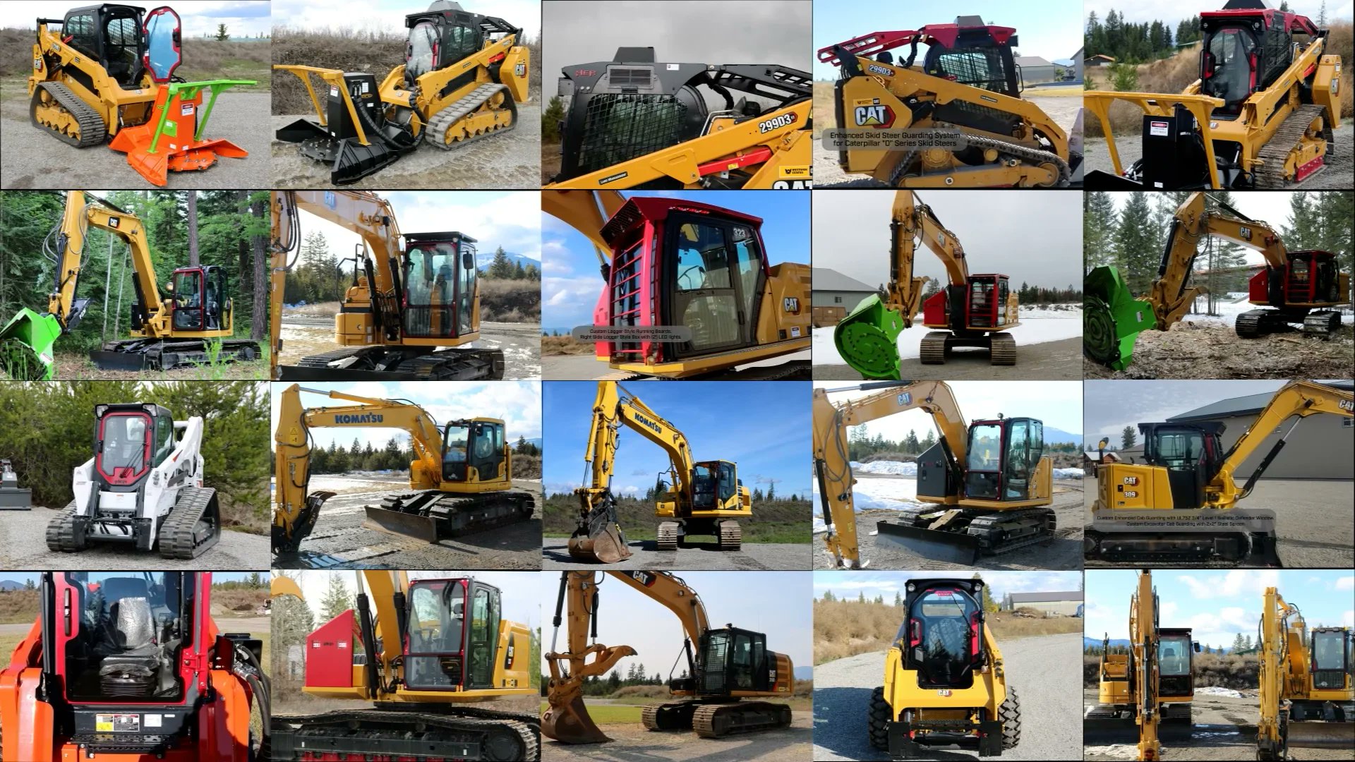 AdvancedForest's tweet card. Heavy Equipment Showcasing our Guarding on different heavy equipment