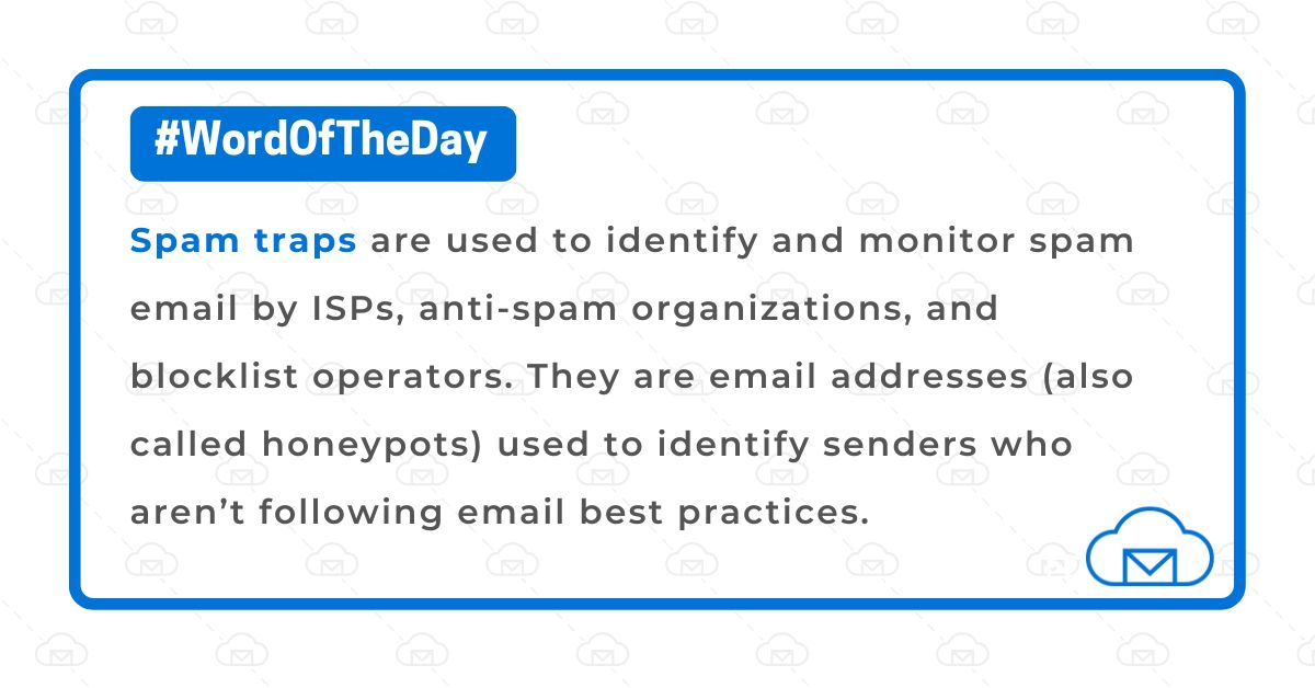 ProfitlandNet's tweet card. Spam traps are email addresses used by ISPs, anti-spam organizations, and blocklist operators to identify senders who aren't following email best practices.
