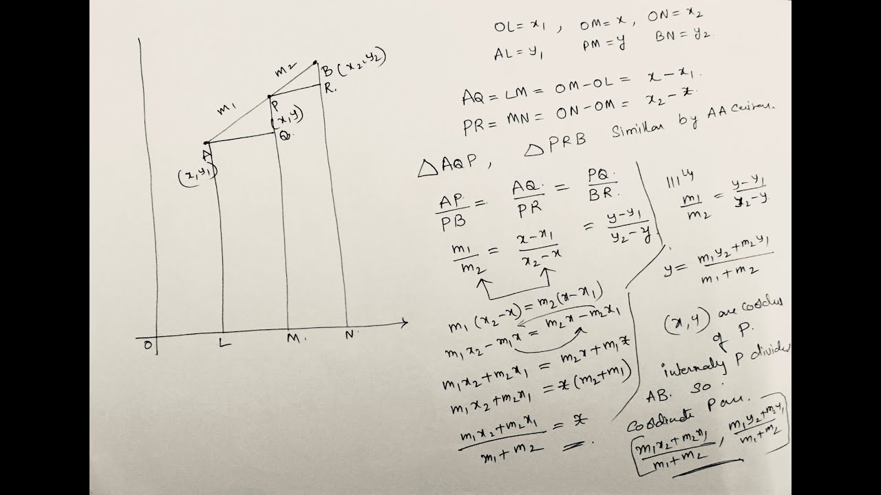 srideviteacher's tweet card. Section Formula || Coordinate Geometry-02