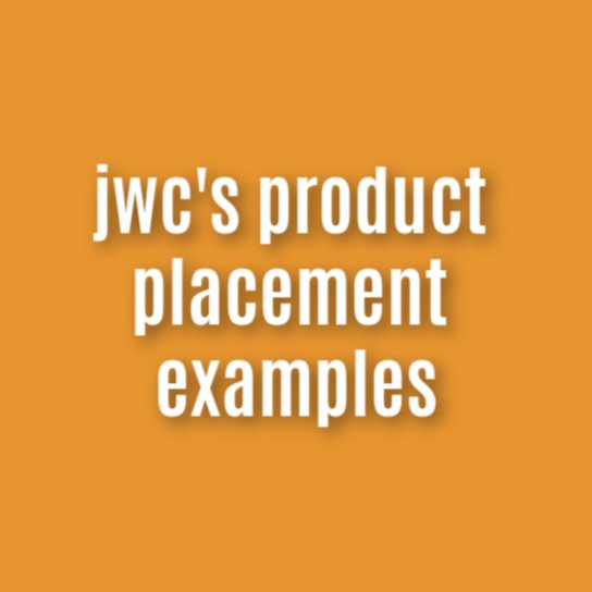 jwcpr's tweet card. If you’re new to PR, you might not be familiar with the term product placement. In short, it means getting your products in the right place to be seen by potential customers. If you’re looking for...