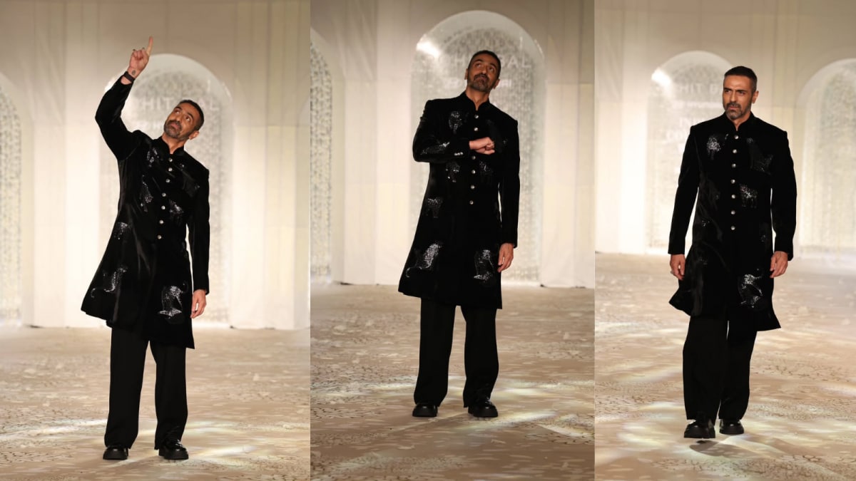 CNNnews18's tweet card. Arjun Rampal walked as showstopper at ICW 2025 in a heartfelt tribute to late designer Rohit Bal, unveiling the Kashmir-inspired collection Kash-Gul.