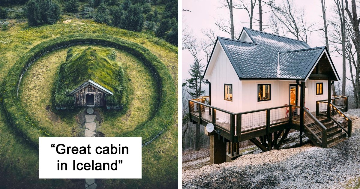 VibesHM's tweet card. We all sometimes need to unwind, and nature can provide the perfect environment for it. All you need is a place to sleep. Sure, a tent might do but if you own a patch of land, why not put a cabin on...