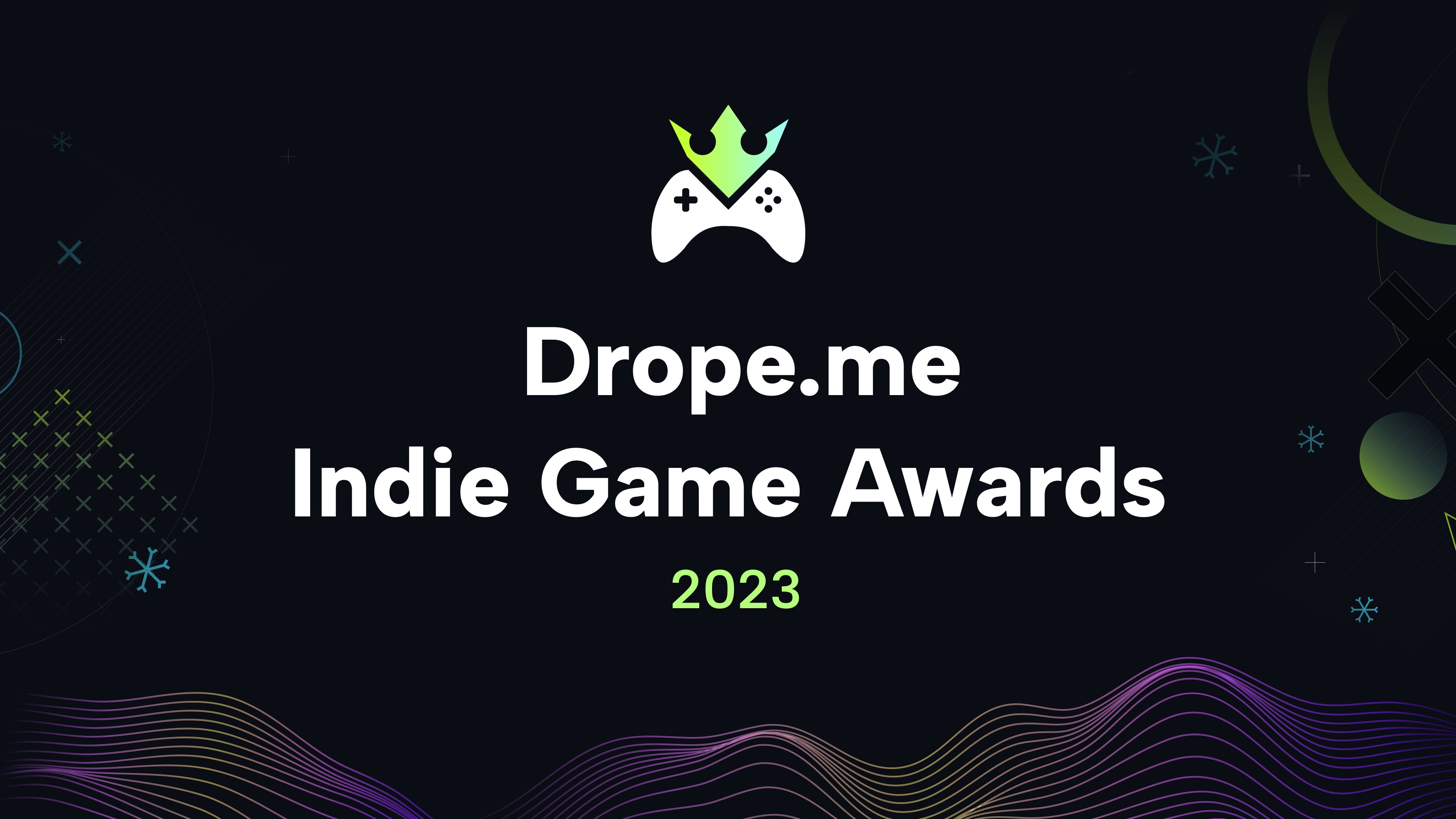 indiegamesdevel's tweet card. Indie Games Devel announces a partnership with Drope.me,for the 2023 Indie Game Awards. Join us in celebrating creativity and innovation