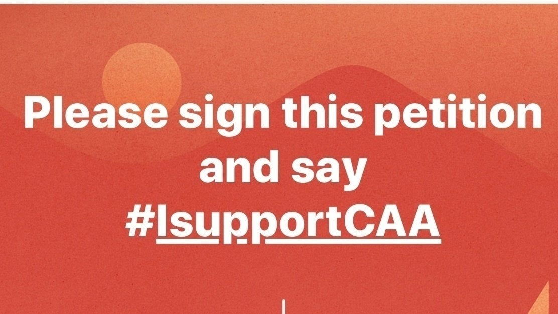 abhishekumarjha's tweet card. Citizen Amendment Act