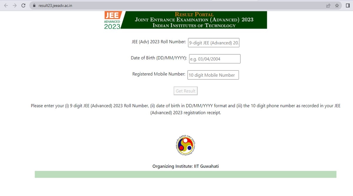 ieeducation_job's tweet card. JEE Advanced Result 2023 Link: With the declaration of results the final answer key has also been released by IIT Guwahati on the official website- jeeadv.ac.in