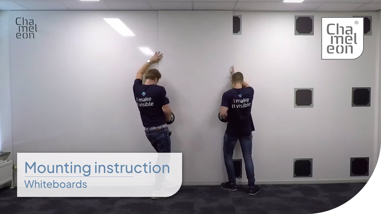 SmitVisual's tweet card. Chameleon Whiteboard Wall Mounting Video | Chameleon Writing