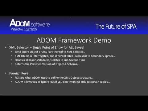 AdomSoftware's tweet card. ADOMDemo-Part-4