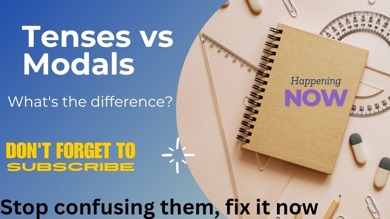 ankurtrivediknp's tweet card. Ankur Diaries: Difference Between Tenses and Modals | Master English...