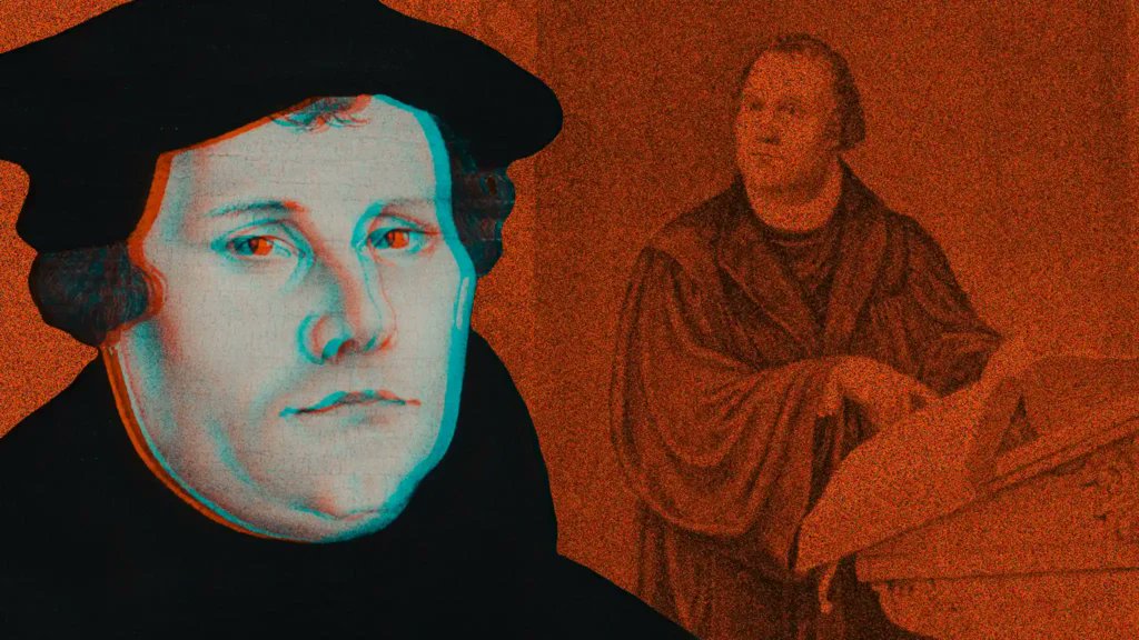 biteproject's tweet card. Martín Lutero fue un monje agustino alemán y profesor de teología que se convirtió en el iniciador de la Reforma protestante.