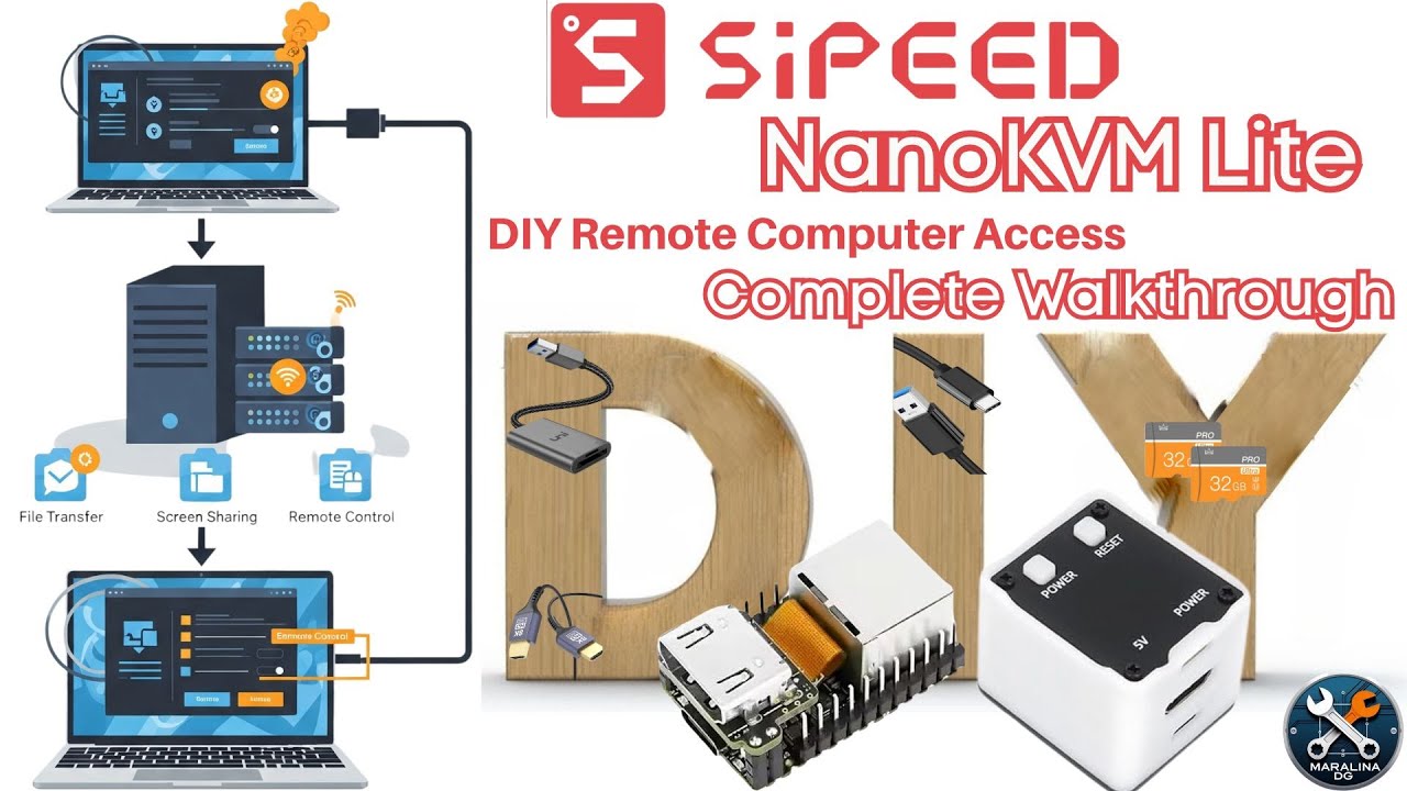 ShowcaseCreate's tweet card. NanoKVM LITE: DIY - Build Your Own Control for ANY Device - Complete...