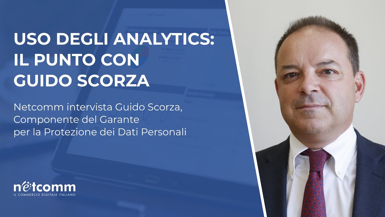 ConsNetcomm's tweet card. Uso degli Analytics: il punto con Guido Scorza (Componente Garante...