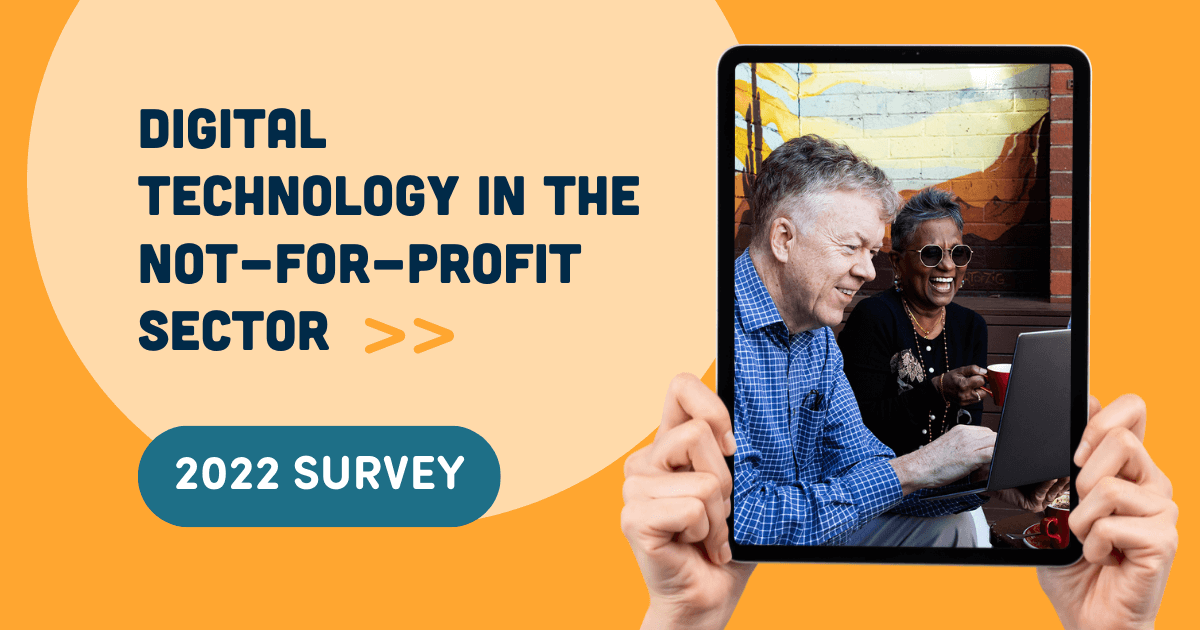 TechSoupNZ's tweet card. The Digital Technology in the Not-For-Profit Sector Survey is the only survey of its kind examining how not-for-profits are using digital technology.