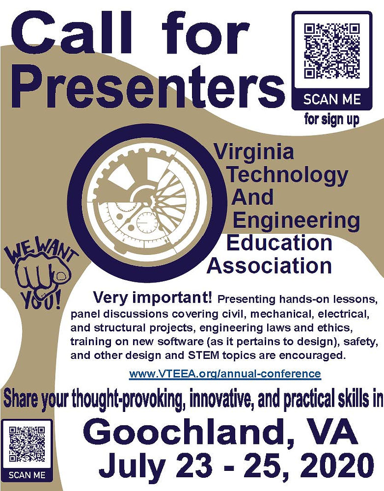 VA_TechEd's tweet card. Present at the 2020 VTEEA Conference!!