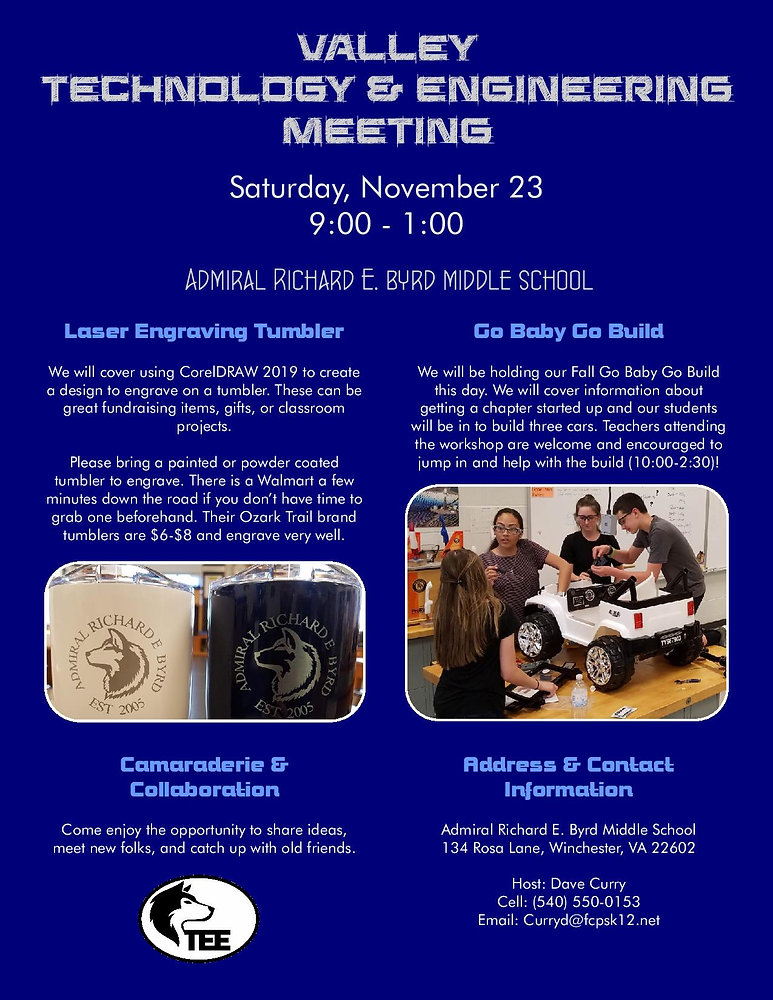 VA_TechEd's tweet card. Professional Development in the Valley!