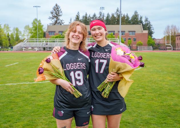 PSLoggers's tweet card. TACOMA, Wash. -- The Logger lacrosse team closed out their 2025 season with an 18-1 loss to visiting Whitman College, following a Senior Day celebration honoring the program's two seniors Michaela...