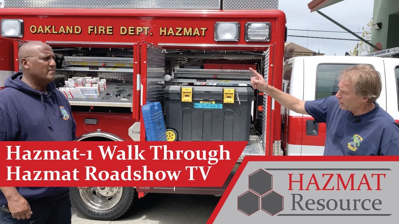hazmatresource's tweet card. Hazmat 1 Fire Truck Walk Through - Hazmat Roadshow TV S01E01