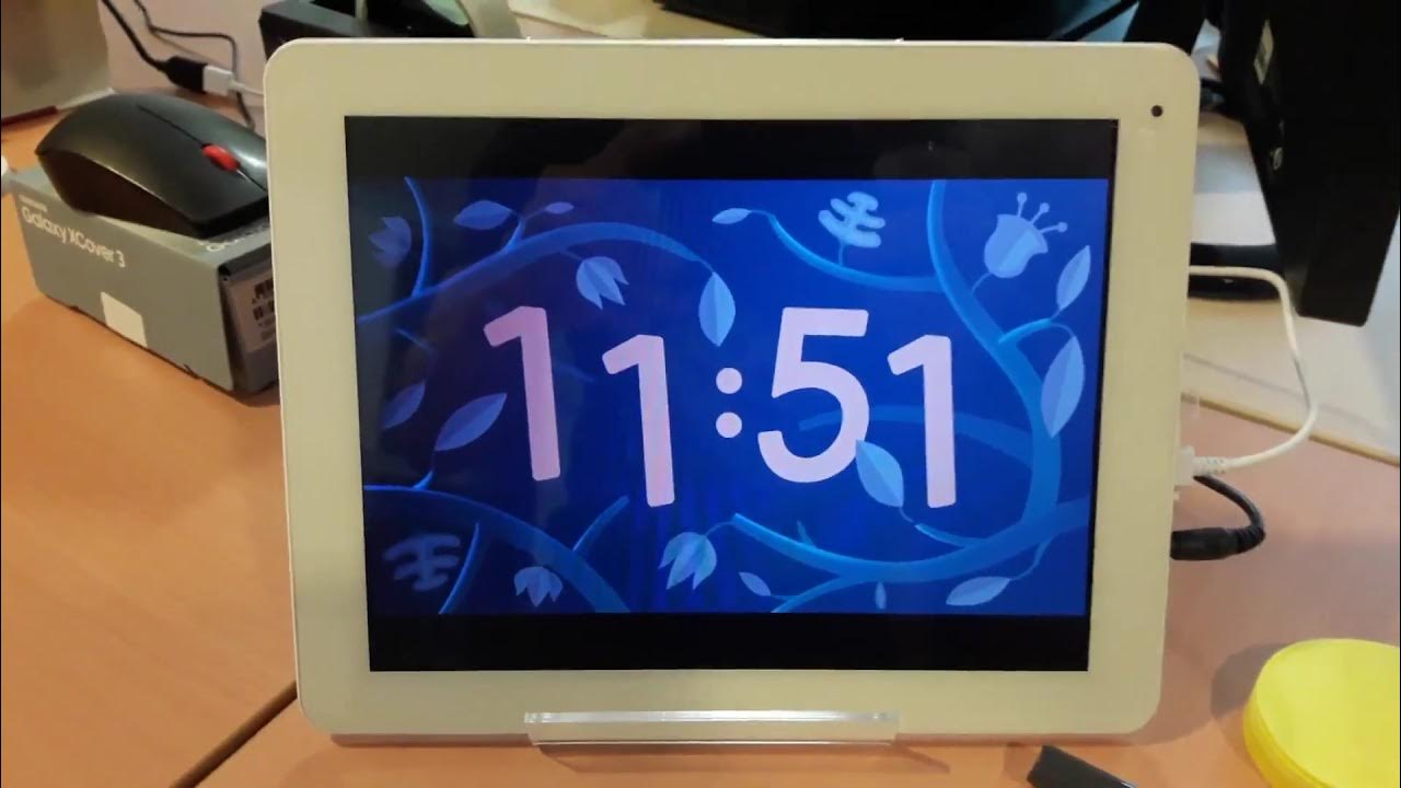 rastadidi's tweet card. Flutter Clock challenge in action