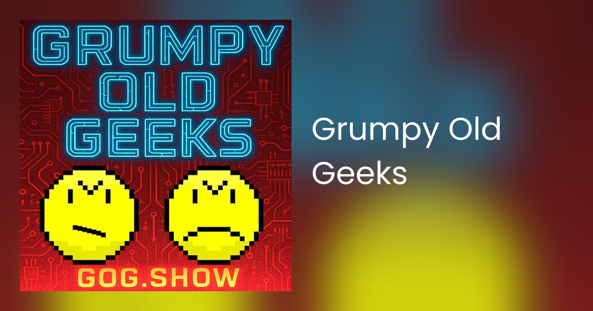 GOGPodcast's tweet card. A few professional Gen X geeks dissect the tech news train wrecks of the week, calling out what went wrong and who’s to blame. Think of this podcast as if Kurt Coba…