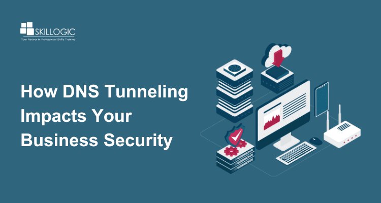 SkillogicKS's tweet card. Learn how DNS tunneling poses serious risks to business security, from data exfiltration to network compromise, and discover strategies to detect and prevent these cyber threats effectively.