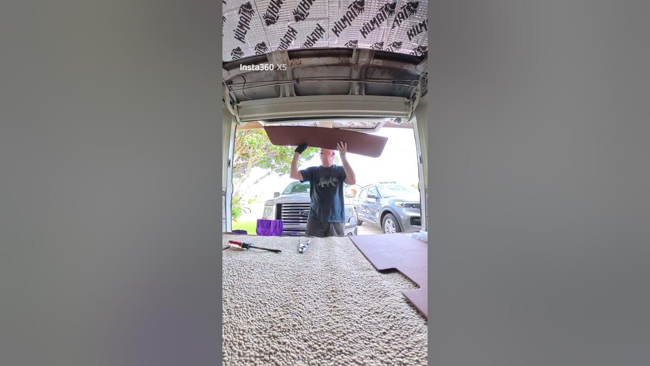 jkilgo's tweet card. Baylee the 1971 Westfalia VW camper bus get his interior started!...