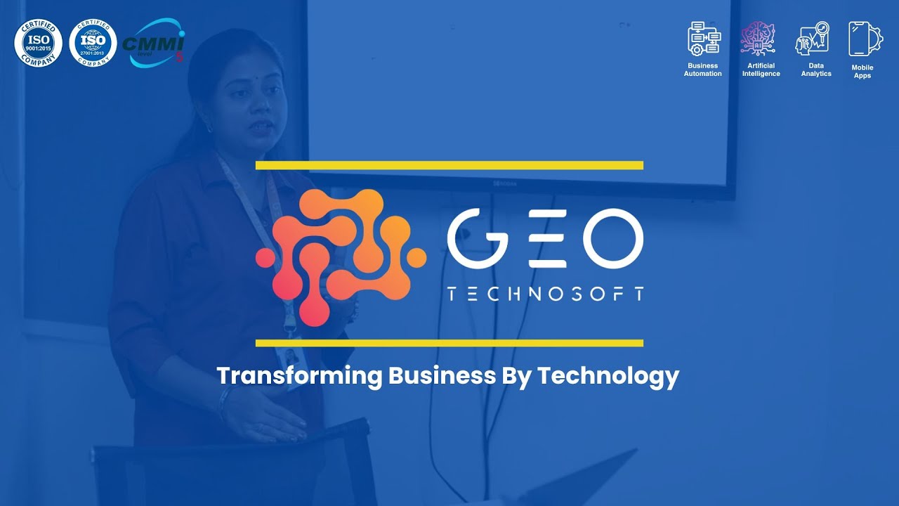 GeoTechnosoft's tweet card. "Tired of business issues? GeoTechnoSoft is here to solve them! ODOO...