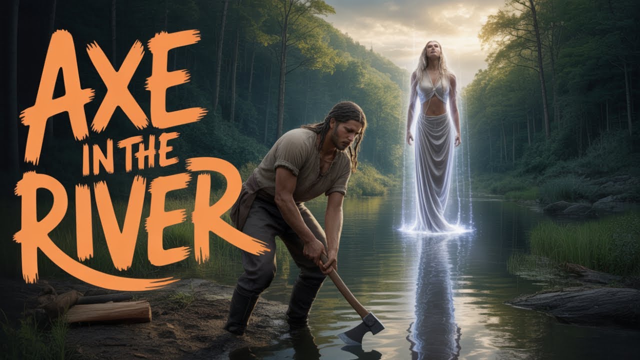 FunLearnology's tweet card. The Honest Woodcutter Story | Story In Eglish #funlearnology #kidsl...