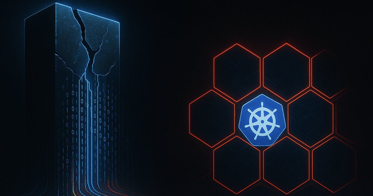 goconvox's tweet card. Aug 07, 2025 - Learn why legacy enterprise platforms create massive security vulnerabilities and how modern Kubernetes-based infrastructure eliminates structural risks through distributed architect...