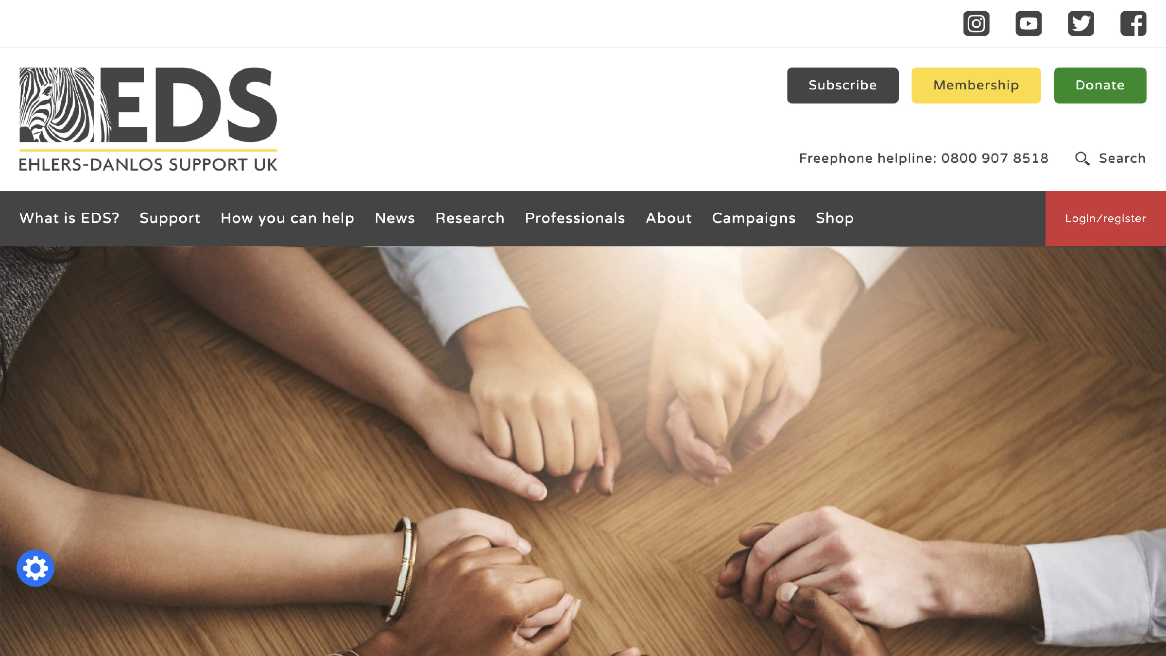 helloaergo's tweet card. Our vision is that nobody should be left to fight on their own. Every person with EDS or HSD should have access to the appropriate medical services and care.