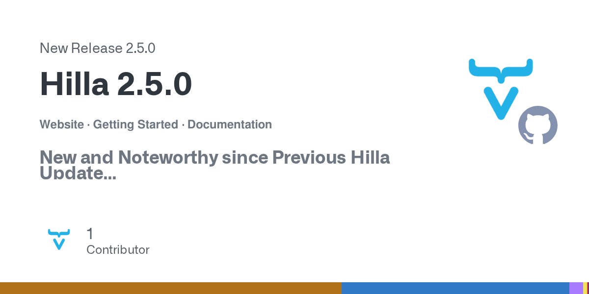 hillaframework's tweet card. Website · Getting Started · Documentation New and Noteworthy since Previous Hilla Update Hilla 2.5.0 brings several improvements for React CRUD helpers (, ,