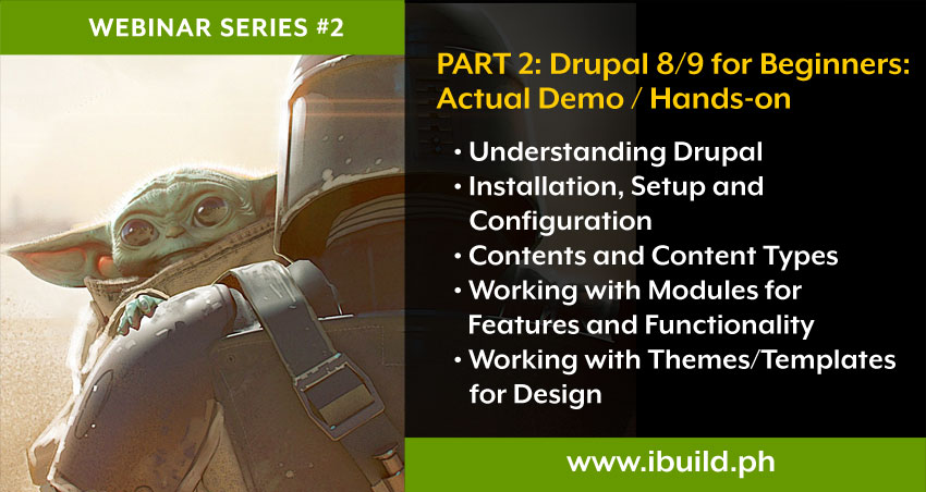 WebMediaPH's tweet card. Learn with actual hands-on and demonstrations how to use the secure, scalable, and flexible Drupal CMS. This free online tutorial and training will provide you with detailed and step by step