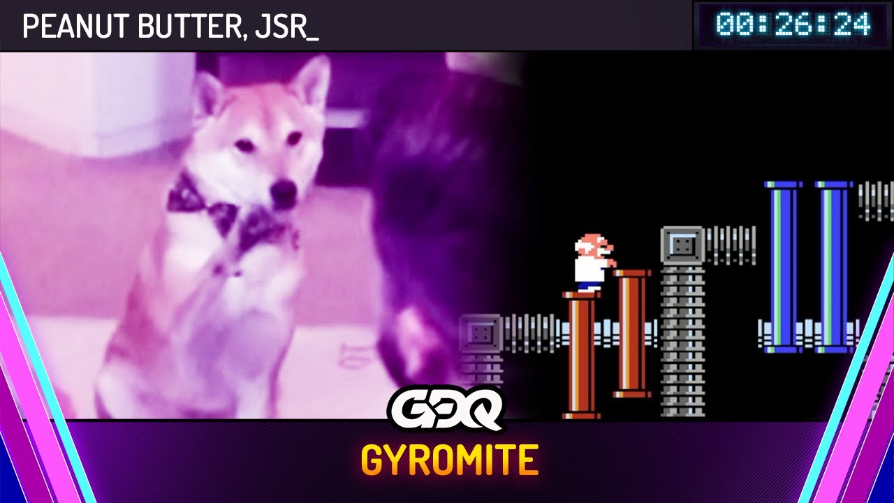 SupportClass's tweet card. Gyromite by Peanut Butter the Dog & JSR_ in 26:24 - Awesome Games...