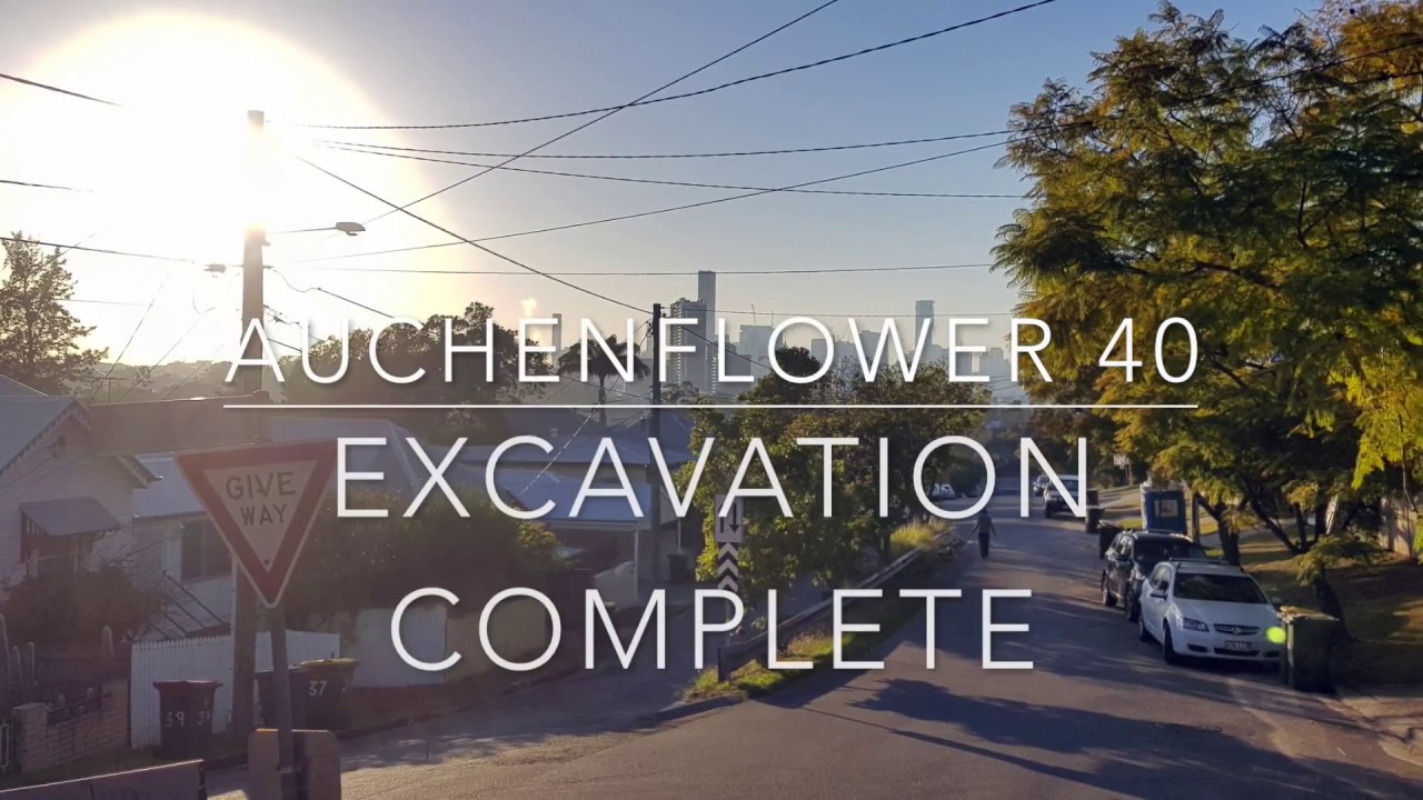 SmartCapitalPD's tweet card. Auchenflower 40 UPDATE Excavation Complete