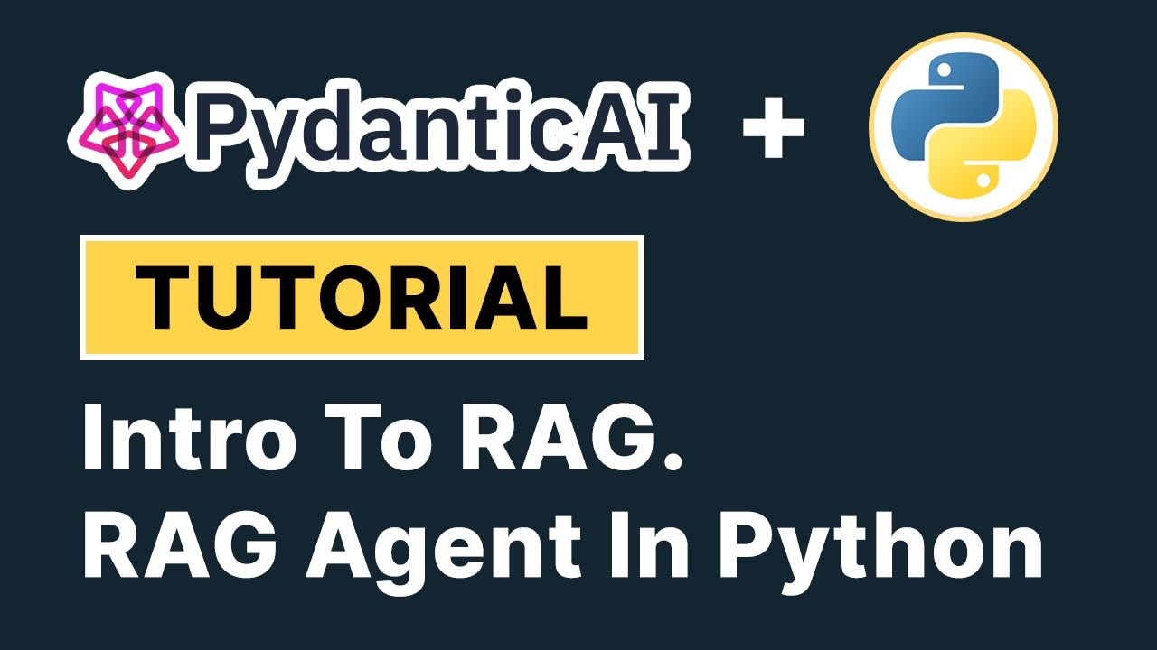 data_learn's tweet card. Build A RAG AI Agent In PydanticAI | Intro To RAG