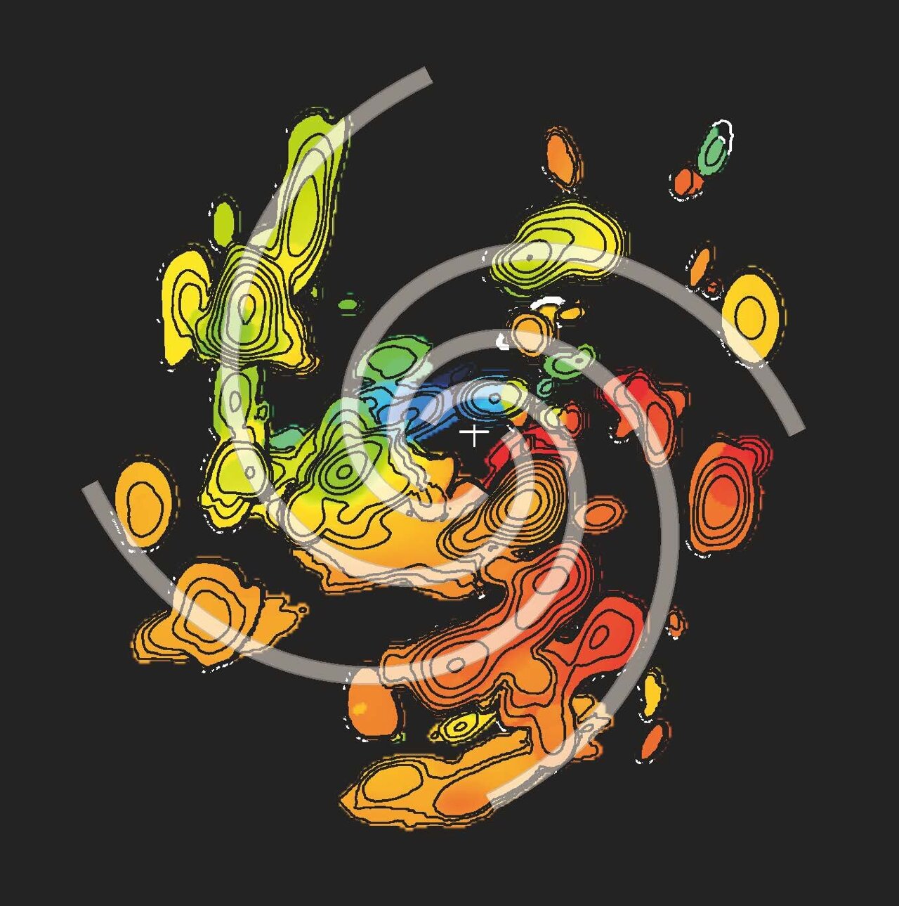 Corrado_Ruscica's tweet card. New observations have revealed a spiral pattern in a disk of material around a still forming, but already high-mass, baby star. This indicates that there is gravitational instability in the disk,...