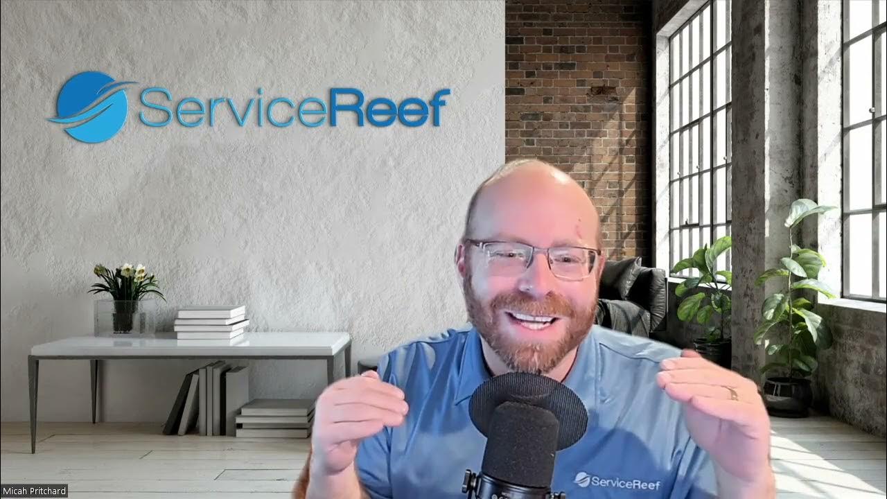 ServiceReef's tweet card. ServiceReef Christmas Blessing