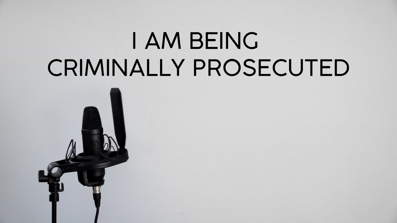 friendlyjordies's tweet card. I Am Being Criminally Prosecuted