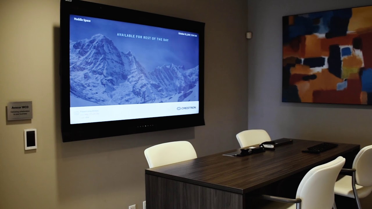 UltTechGroup's tweet card. UTG Huddle Space featuring Avocor