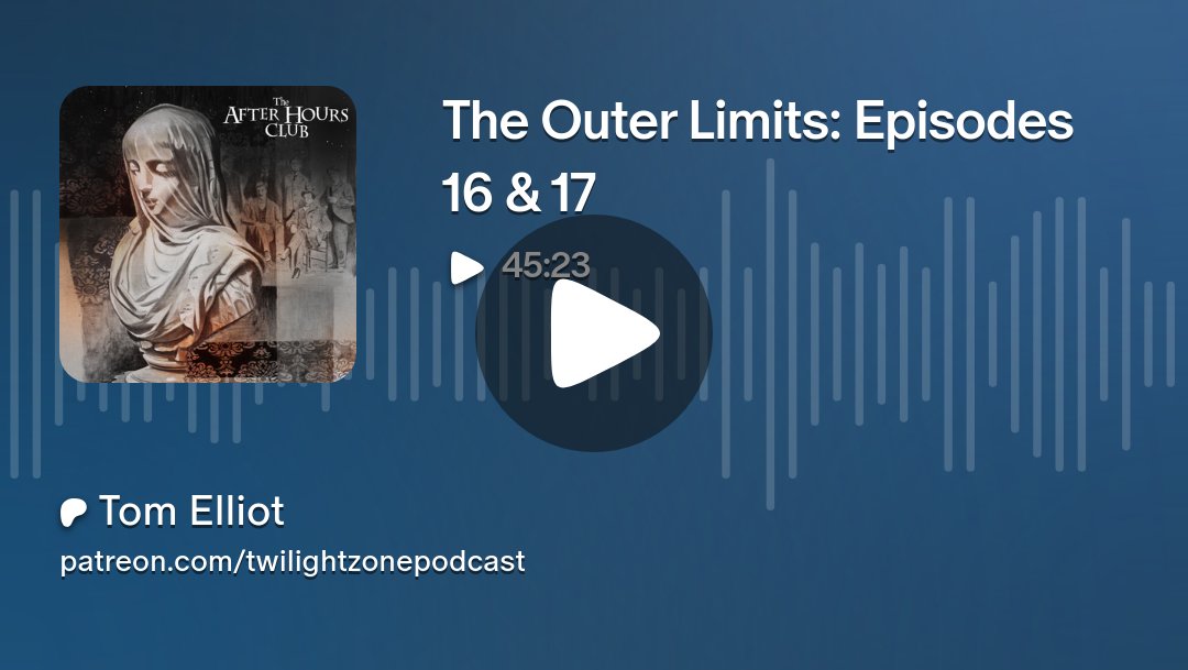 TwilightZoneNet's tweet card. Get more from Tom Elliot on Patreon