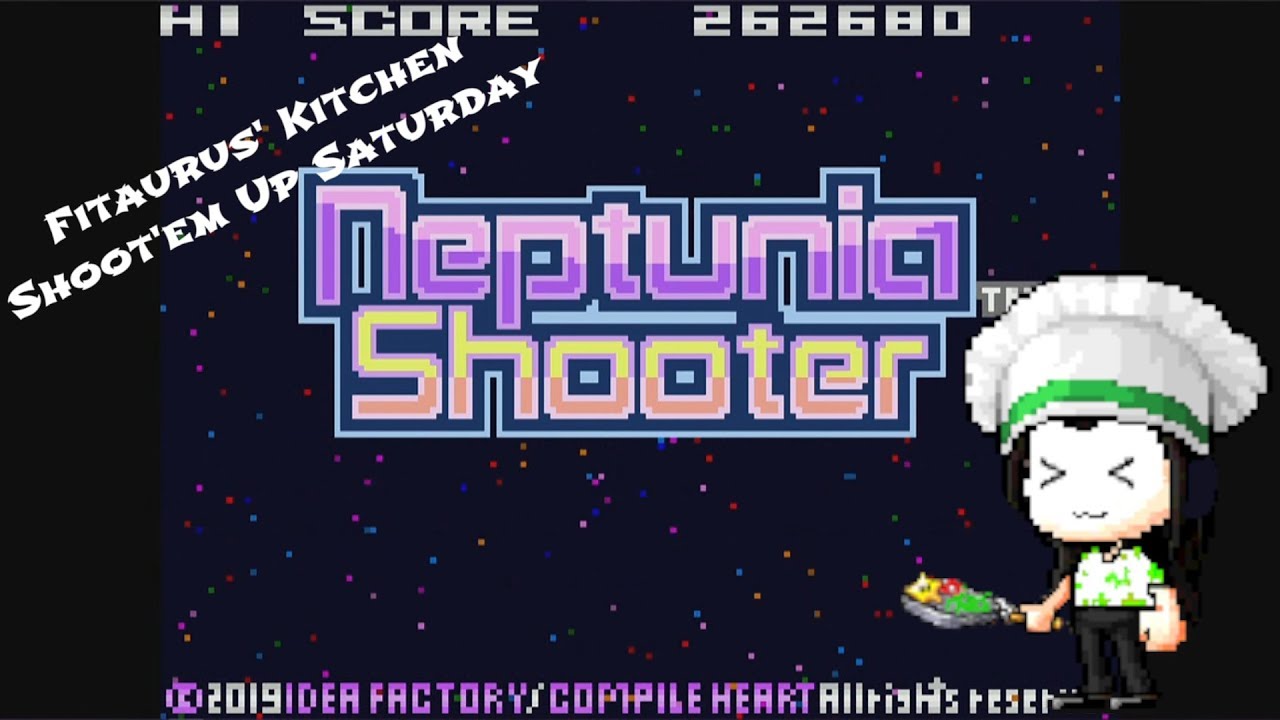 ChefFitaurus's tweet card. Neptunia Shooter - Shoot'em Up Saturday - PC / Steam