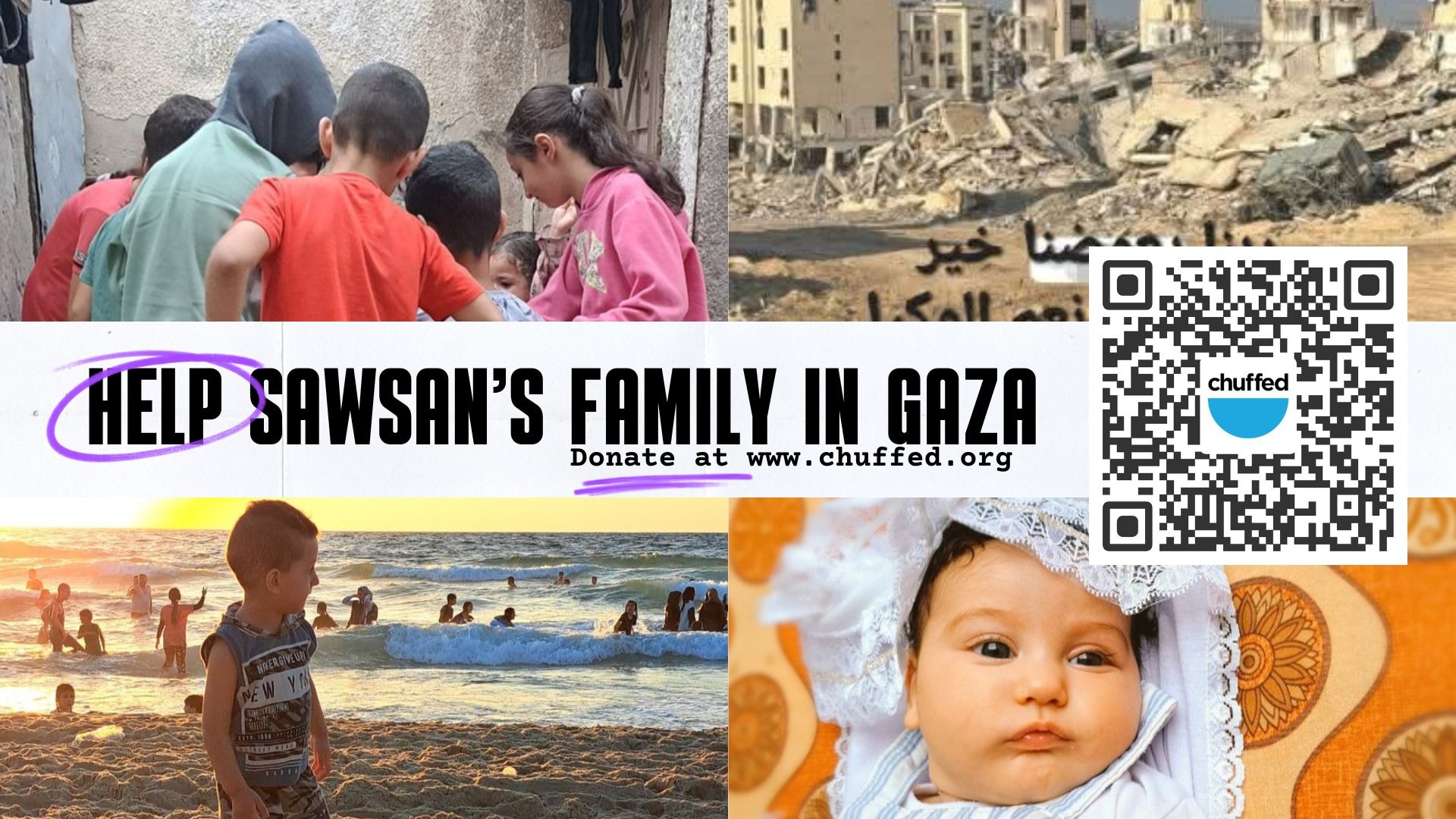 ChunCuiJingYan's tweet card. Help Sawsan and her displaced family survive the unimaginable in Gaza