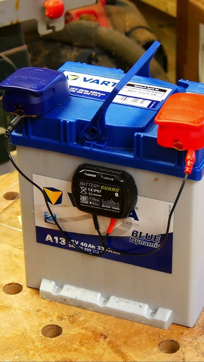 TechTueftler's tweet card. Leere Autobatterie vermeiden - Mit dem Intact Battery Guard #tueftler