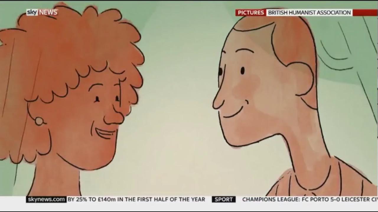 Humanists_UK's tweet card. Sky News on growing calls to legalise humanist weddings in England...