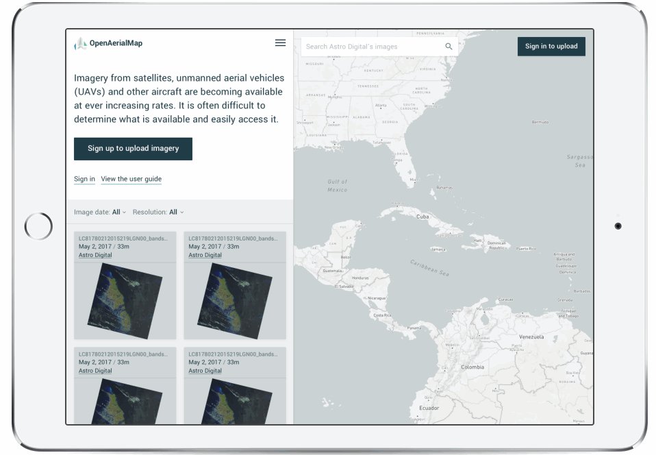 OpenAerialMap's tweet card. We just wrapped up the World of Drones Congress in Australia where we showcased OpenAerialMap. The World of Drones Congress was a first for…