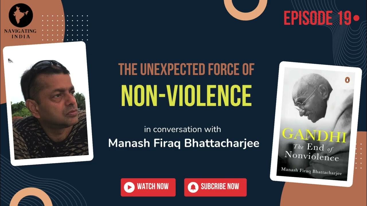 manasharya's tweet card. The Unexpected Force of Non-violence: In conversation with Manash...