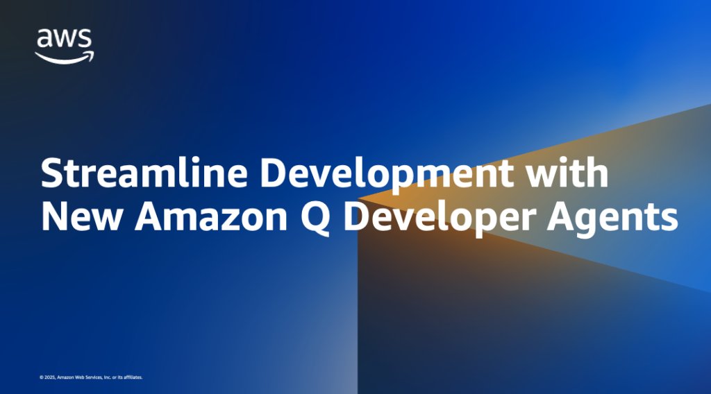 syobochim's tweet card. ソフトウェア開発が急速に進化し続ける中で、開発者はワークフローの効率化、コード品質の向上、生産性の向上を支援するツールを常に求めています。Amazon Web Services (AWS) は、このニーズに応えるべく、Amazon Q Developer に強力な新しい AI エージェントを導入しました。