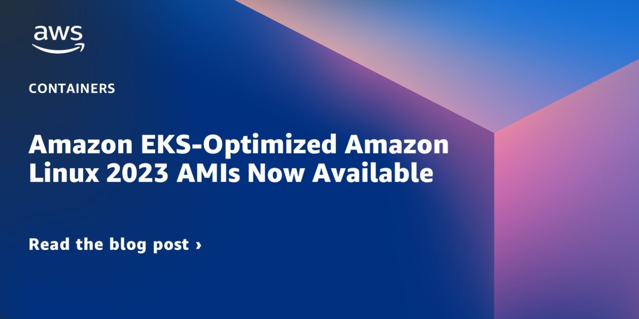 kduttnk's tweet card. Introduction We are excited to announce general availability of Amazon Linux 2023 (AL2023) on Amazon Elastic Kubernetes Service (Amazon EKS). AL2023 is the next generation of Amazon Linux from Amazon...